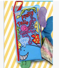 Jollybaby Baby Toys Infant Kids Early Development Cloth Books Learning Education Unfolding Activity Books Animal Tails Style