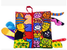 Jollybaby Baby Toys Infant Kids Early Development Cloth Books Learning Education Unfolding Activity Books Animal Tails Style