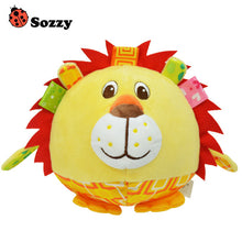 SOZZY Baby Soft Stuffed Plush Animal elephant monkey bed Rattles bell cloth ball Early Education Developmental toy